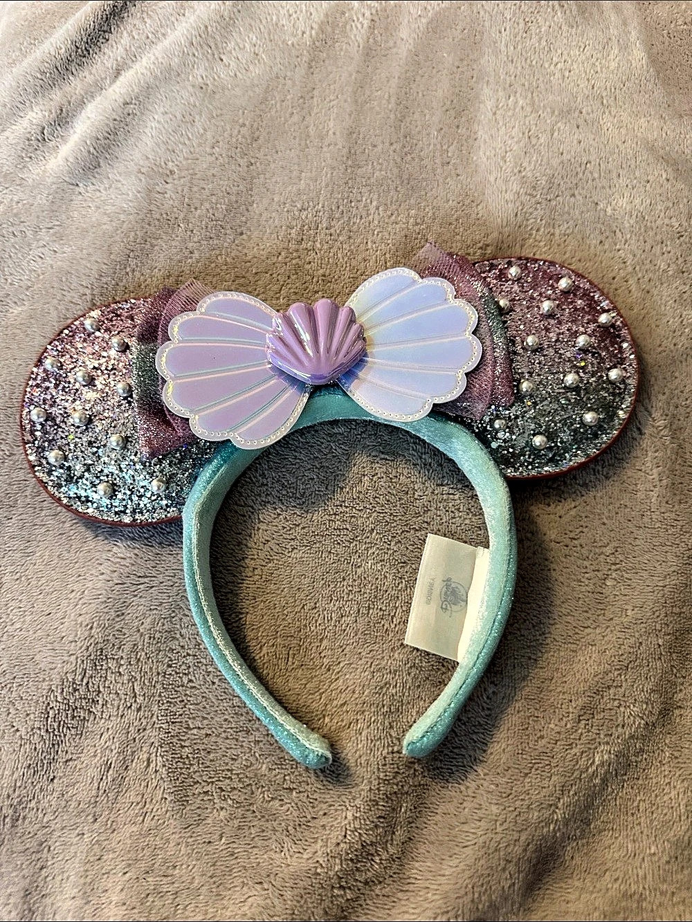 Disney Parks The Little Mermaid Ariel Seashell Pearl Ear Headband Ariel Seashell